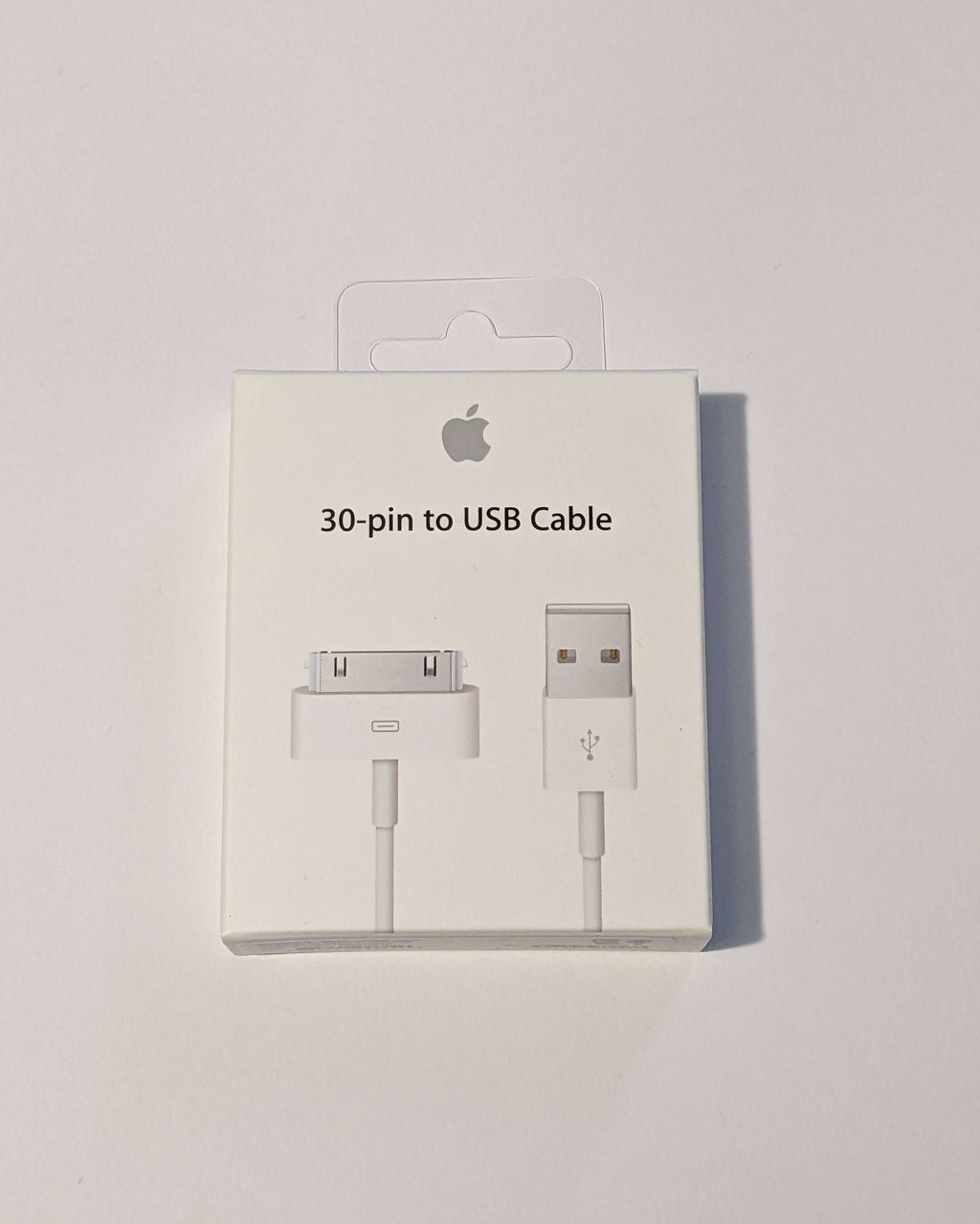 Genuine Apple 30-Pin to USB Cable (MA591G/C) — Factory Sealed OEM