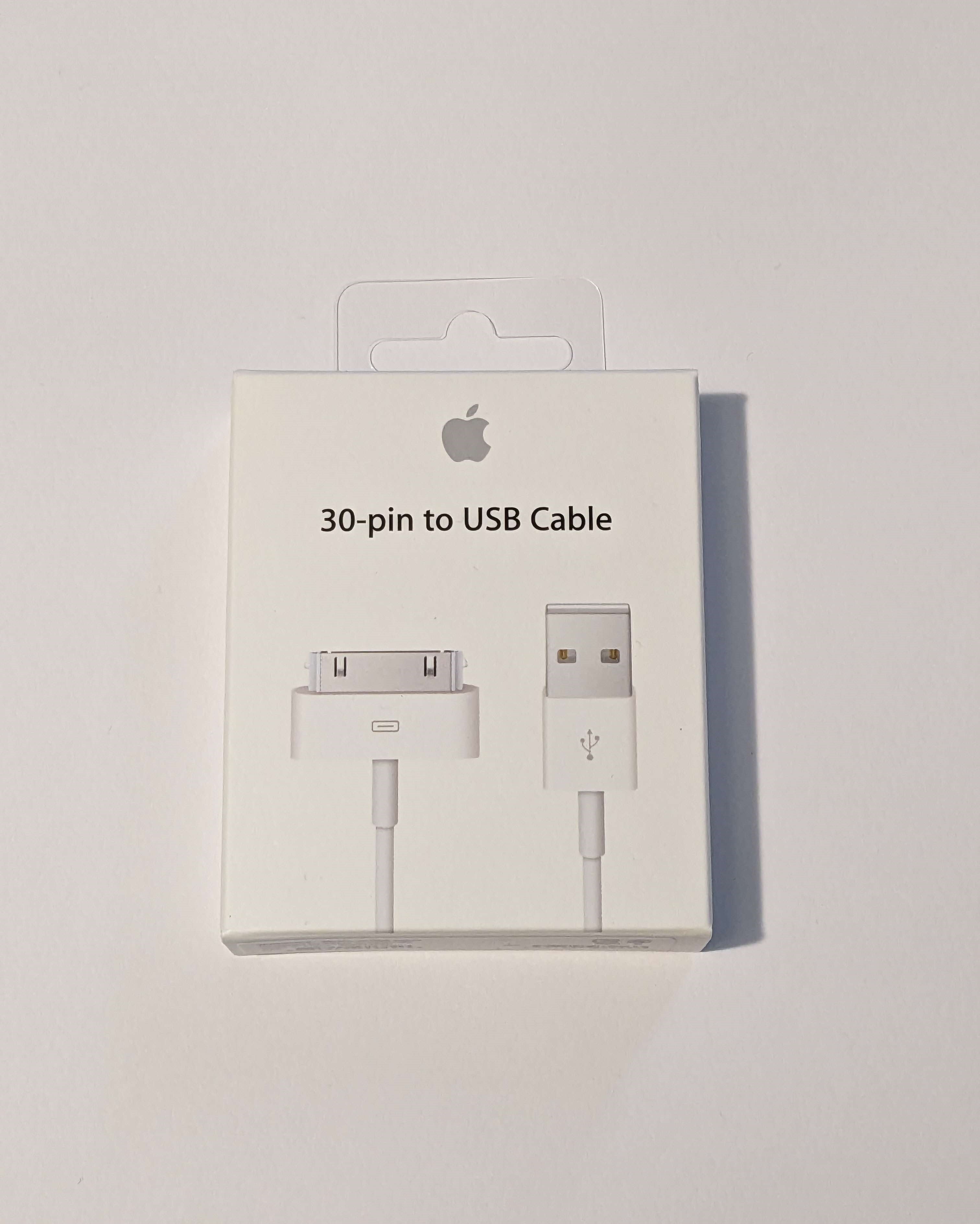 Genuine Apple 30-Pin to USB Cable (MA591G/C) — Factory Sealed OEM